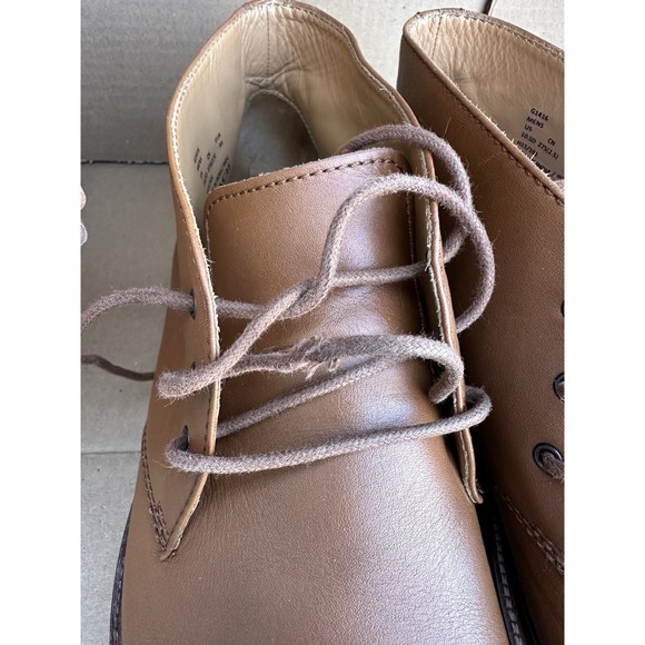 Coach G1416 Men's 10.5 Leather Chukka Boots Tan Brown Lace Up Casual Dress - Picture 13 of 13